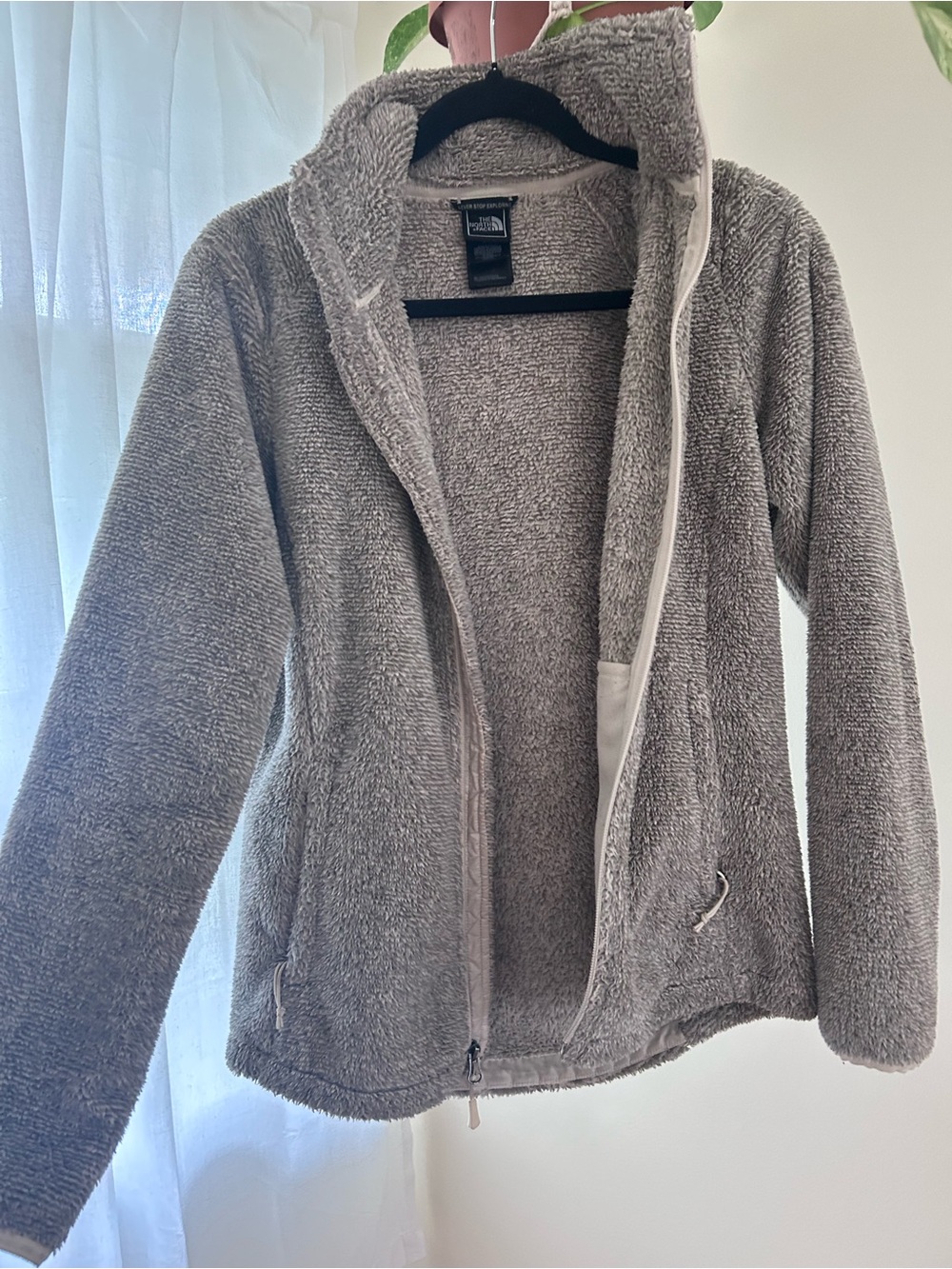 Zip Up North Face Teddy Jacket | S